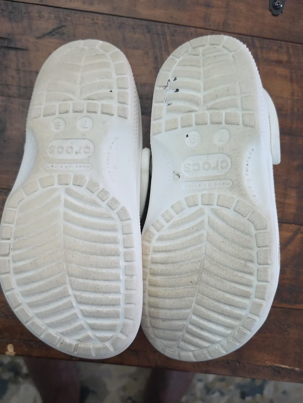 CROCS Kids' Classic Clog - White Sz 7